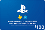 PlayStation Carte Cadeau PlayStation Network Live Card $100 US